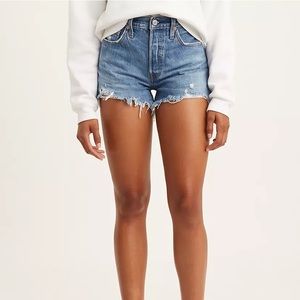 LEVIS / cutoff denim shorts